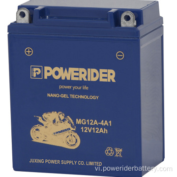 12V 12AH YB12A-A Nano-gel Tech Motorcycle Starter Pin